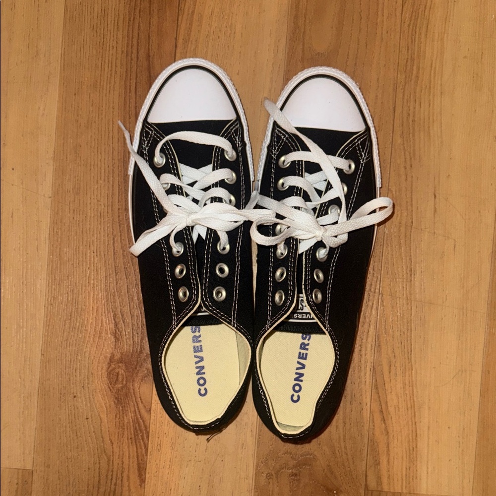 Converse Black and White Canvas Sneakers